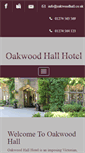 Mobile Screenshot of oakwoodhall.co.uk